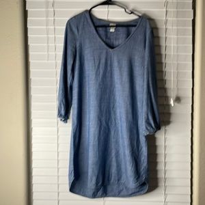 I Crew denim loose dress